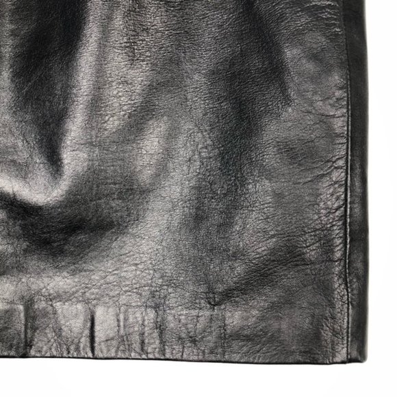 TRADITIONAL TRENDS Genuine Leather Pencil Skirt - Picture 3 of 13